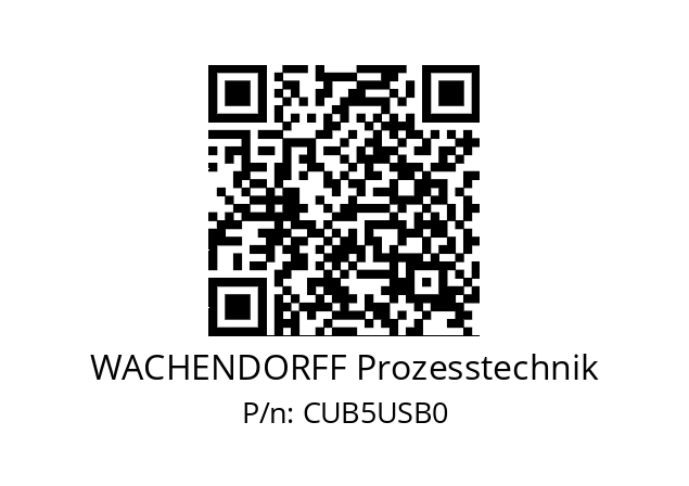   WACHENDORFF Prozesstechnik CUB5USB0