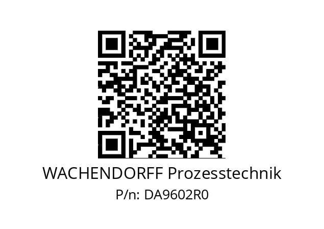   WACHENDORFF Prozesstechnik DA9602R0