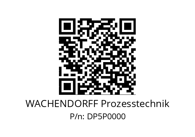   WACHENDORFF Prozesstechnik DP5P0000