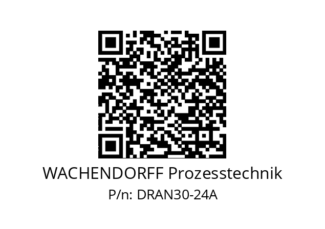   WACHENDORFF Prozesstechnik DRAN30-24A