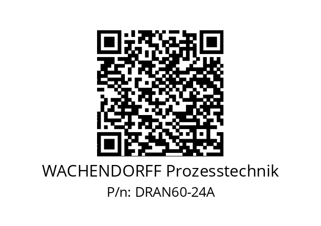   WACHENDORFF Prozesstechnik DRAN60-24A