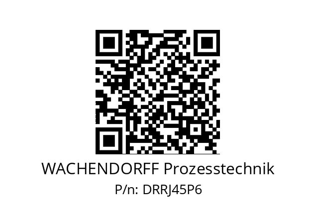   WACHENDORFF Prozesstechnik DRRJ45P6