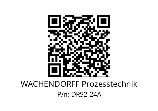   WACHENDORFF Prozesstechnik DRS2-24A