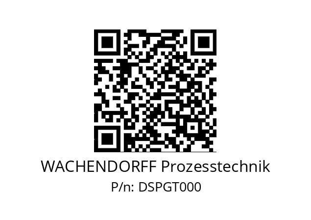   WACHENDORFF Prozesstechnik DSPGT000