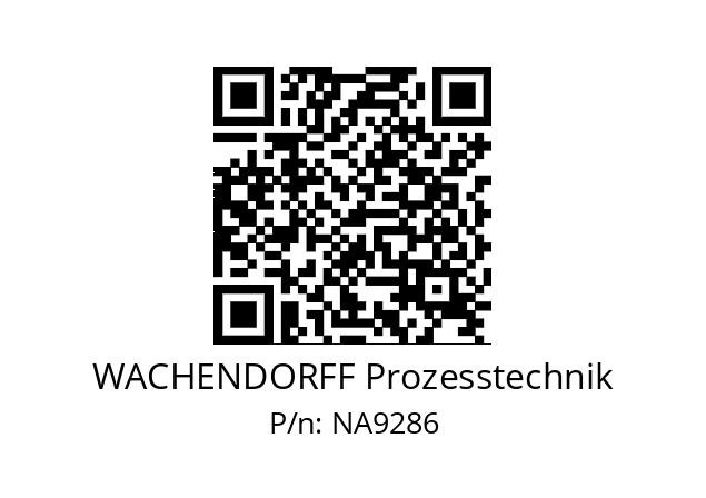   WACHENDORFF Prozesstechnik NA9286