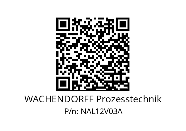   WACHENDORFF Prozesstechnik NAL12V03A