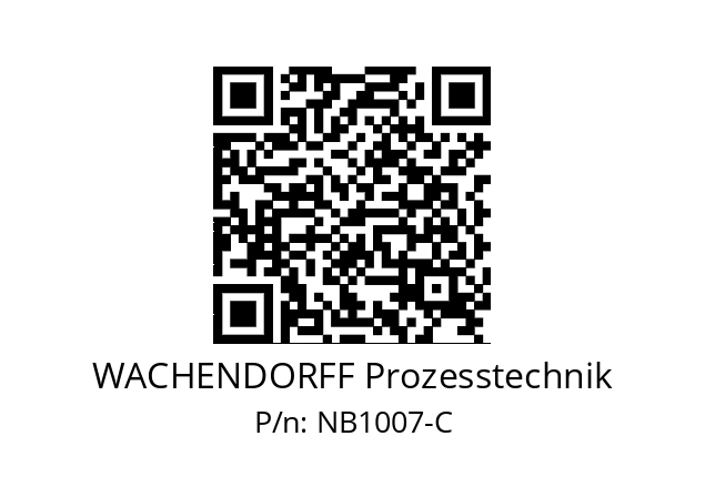   WACHENDORFF Prozesstechnik NB1007-C