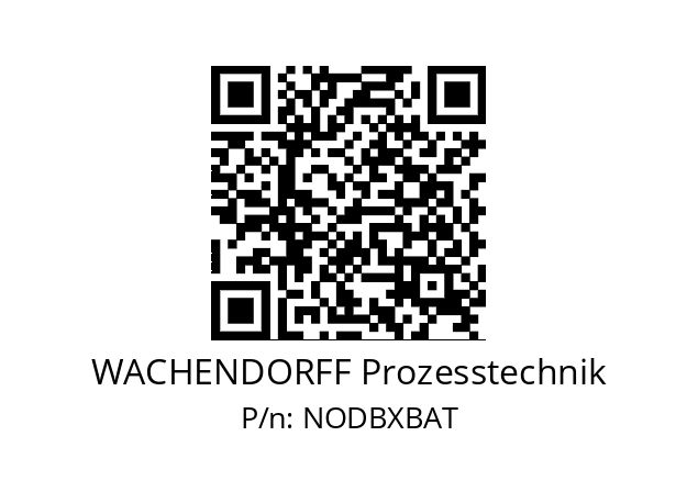   WACHENDORFF Prozesstechnik NODBXBAT