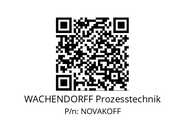   WACHENDORFF Prozesstechnik NOVAKOFF