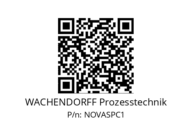   WACHENDORFF Prozesstechnik NOVASPC1