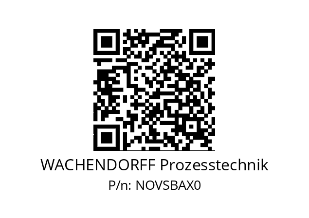   WACHENDORFF Prozesstechnik NOVSBAX0