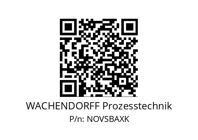   WACHENDORFF Prozesstechnik NOVSBAXK