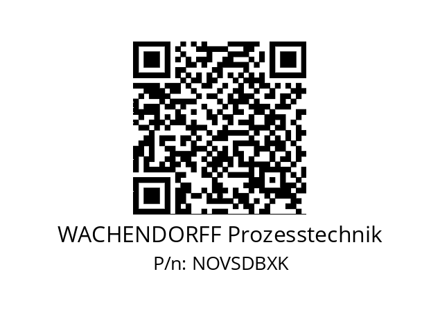   WACHENDORFF Prozesstechnik NOVSDBXK