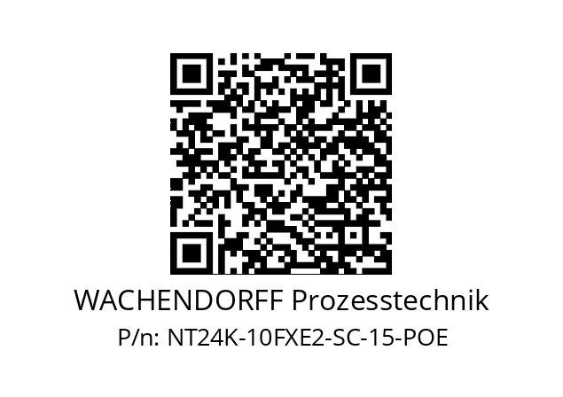   WACHENDORFF Prozesstechnik NT24K-10FXE2-SC-15-POE