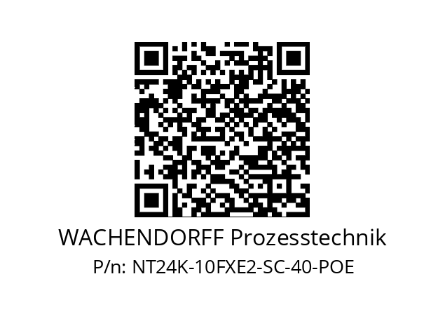   WACHENDORFF Prozesstechnik NT24K-10FXE2-SC-40-POE