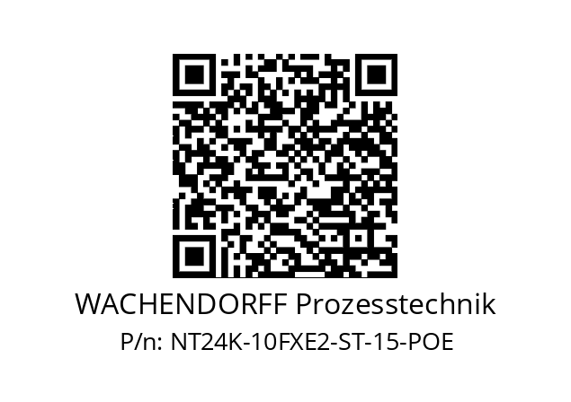   WACHENDORFF Prozesstechnik NT24K-10FXE2-ST-15-POE