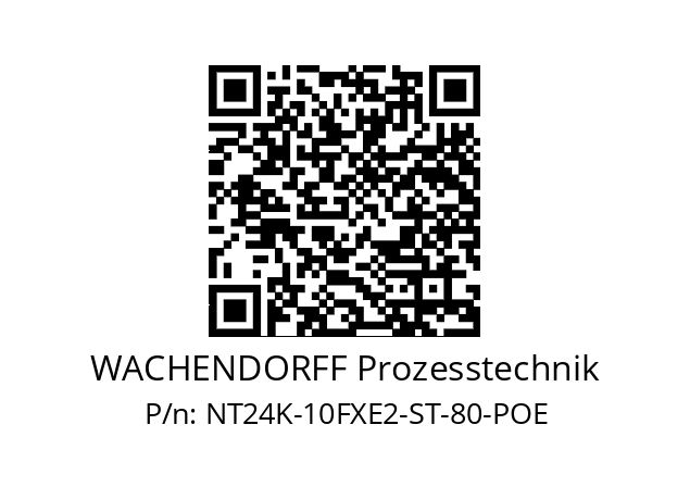   WACHENDORFF Prozesstechnik NT24K-10FXE2-ST-80-POE