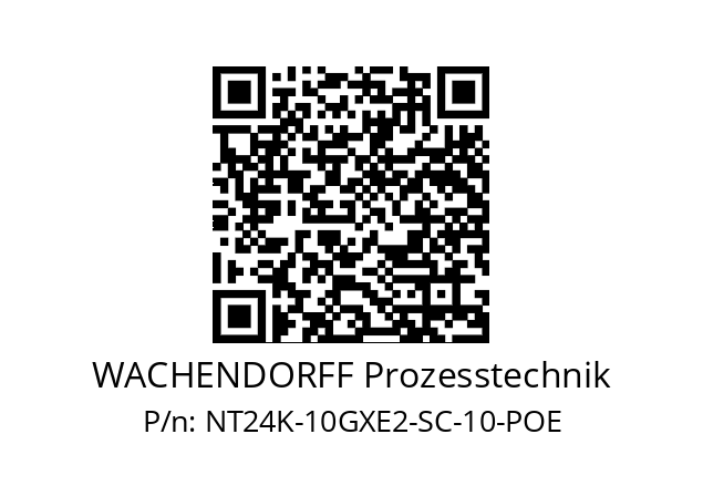   WACHENDORFF Prozesstechnik NT24K-10GXE2-SC-10-POE