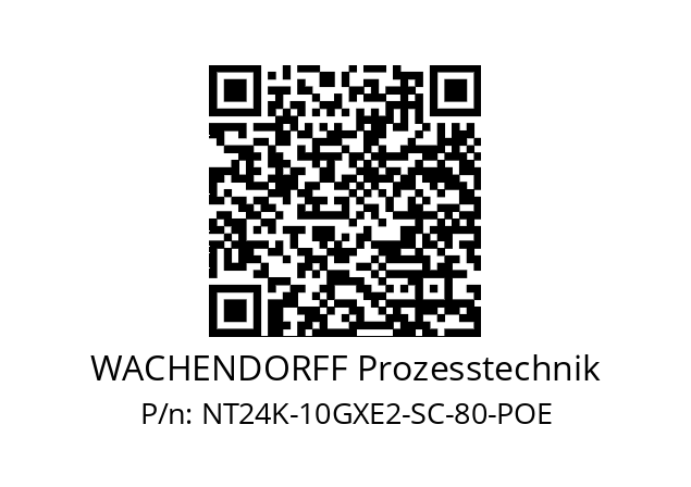   WACHENDORFF Prozesstechnik NT24K-10GXE2-SC-80-POE