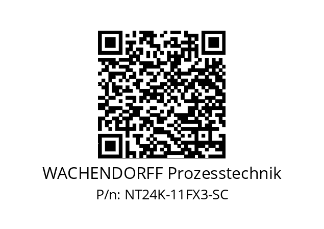   WACHENDORFF Prozesstechnik NT24K-11FX3-SC