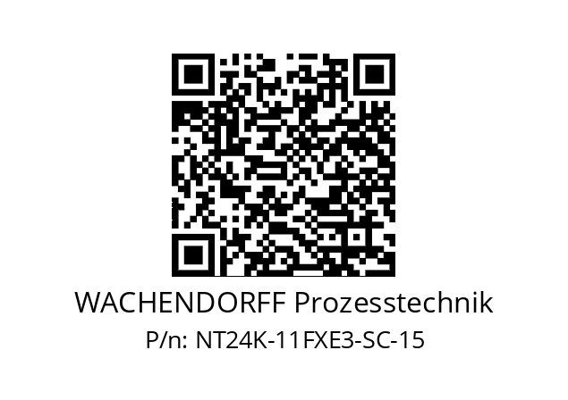   WACHENDORFF Prozesstechnik NT24K-11FXE3-SC-15