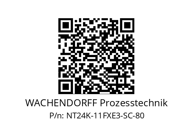   WACHENDORFF Prozesstechnik NT24K-11FXE3-SC-80