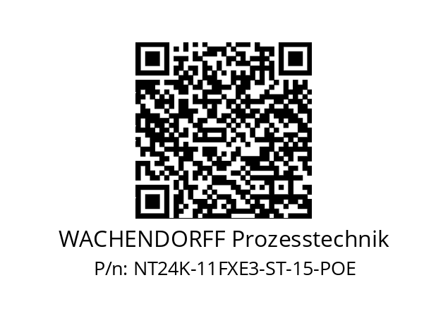   WACHENDORFF Prozesstechnik NT24K-11FXE3-ST-15-POE