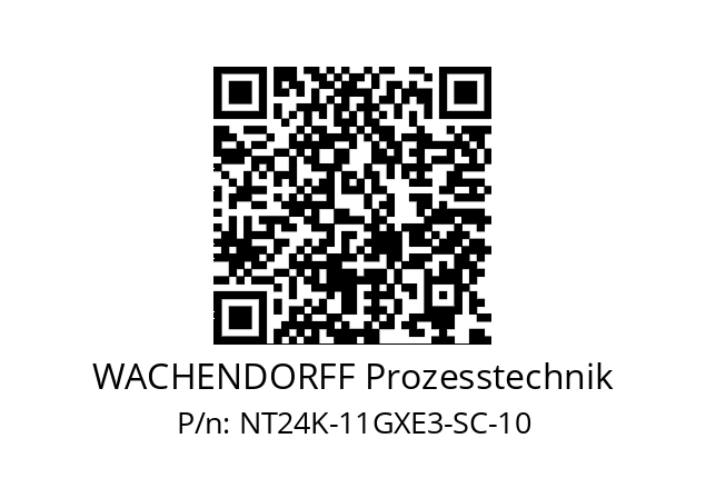   WACHENDORFF Prozesstechnik NT24K-11GXE3-SC-10