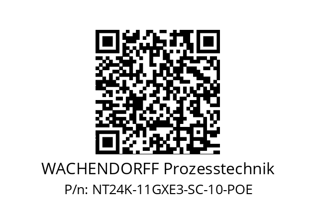   WACHENDORFF Prozesstechnik NT24K-11GXE3-SC-10-POE