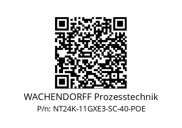   WACHENDORFF Prozesstechnik NT24K-11GXE3-SC-40-POE