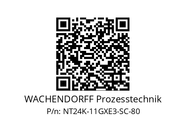   WACHENDORFF Prozesstechnik NT24K-11GXE3-SC-80