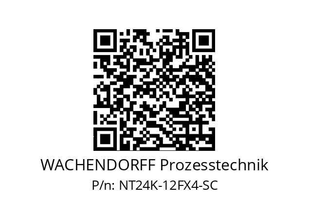   WACHENDORFF Prozesstechnik NT24K-12FX4-SC