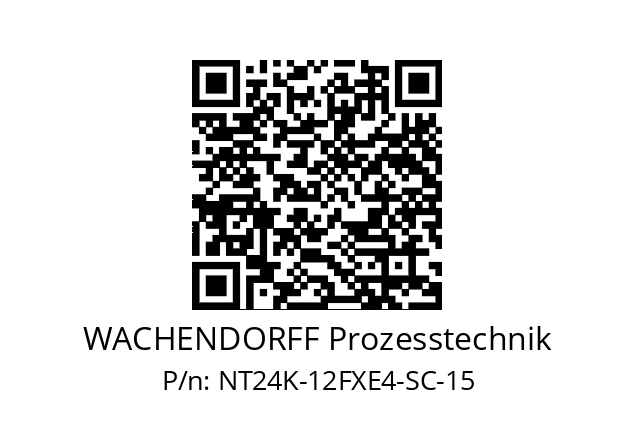   WACHENDORFF Prozesstechnik NT24K-12FXE4-SC-15