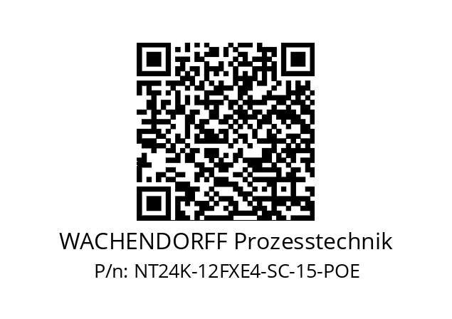   WACHENDORFF Prozesstechnik NT24K-12FXE4-SC-15-POE