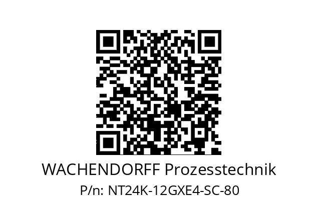   WACHENDORFF Prozesstechnik NT24K-12GXE4-SC-80