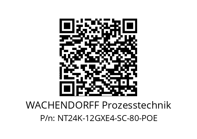   WACHENDORFF Prozesstechnik NT24K-12GXE4-SC-80-POE