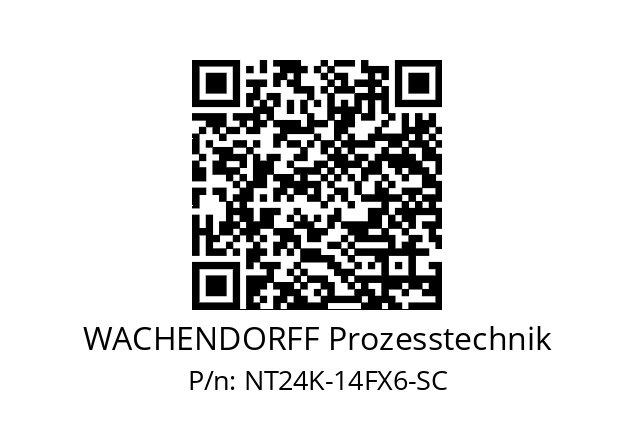   WACHENDORFF Prozesstechnik NT24K-14FX6-SC