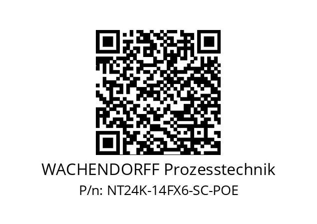   WACHENDORFF Prozesstechnik NT24K-14FX6-SC-POE