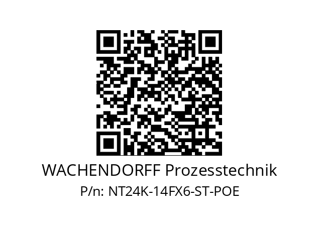   WACHENDORFF Prozesstechnik NT24K-14FX6-ST-POE