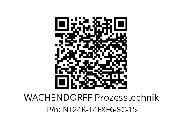   WACHENDORFF Prozesstechnik NT24K-14FXE6-SC-15