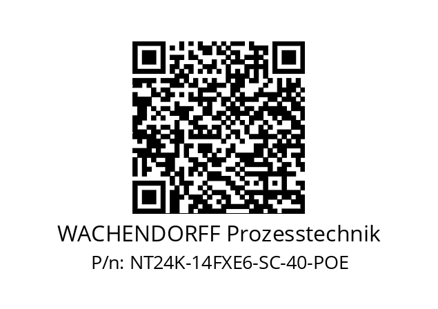   WACHENDORFF Prozesstechnik NT24K-14FXE6-SC-40-POE