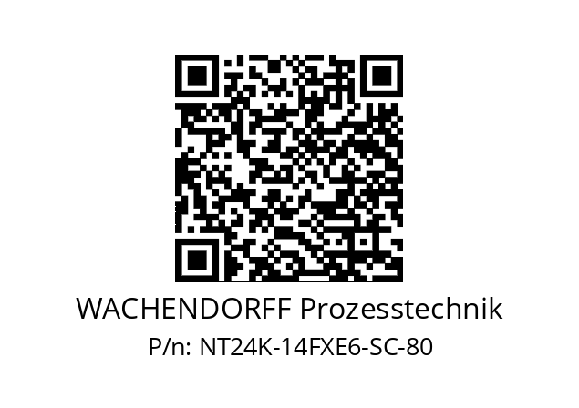   WACHENDORFF Prozesstechnik NT24K-14FXE6-SC-80