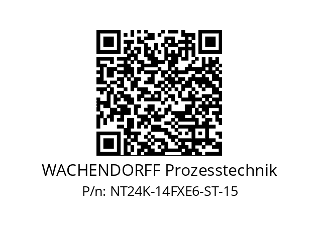   WACHENDORFF Prozesstechnik NT24K-14FXE6-ST-15