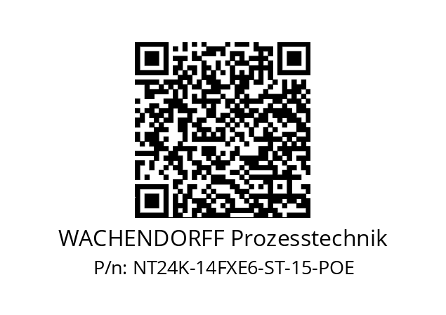   WACHENDORFF Prozesstechnik NT24K-14FXE6-ST-15-POE