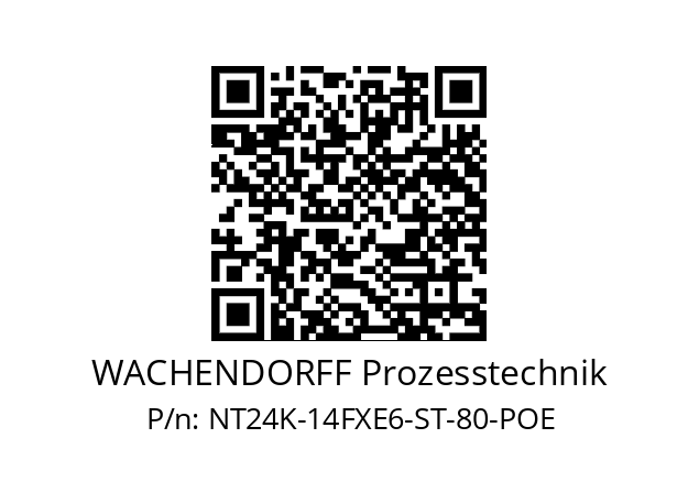   WACHENDORFF Prozesstechnik NT24K-14FXE6-ST-80-POE