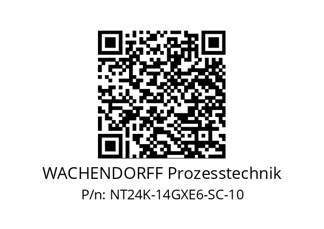   WACHENDORFF Prozesstechnik NT24K-14GXE6-SC-10