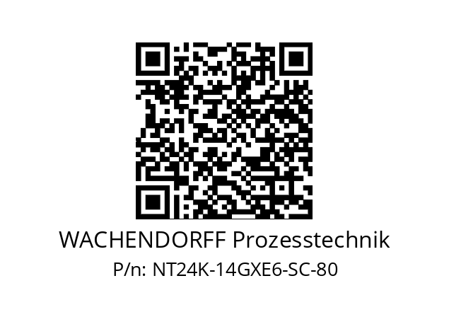   WACHENDORFF Prozesstechnik NT24K-14GXE6-SC-80