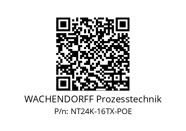   WACHENDORFF Prozesstechnik NT24K-16TX-POE