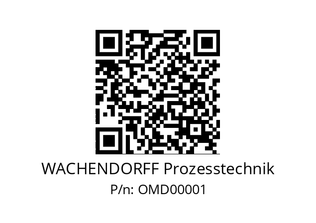   WACHENDORFF Prozesstechnik OMD00001