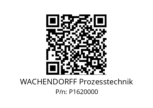   WACHENDORFF Prozesstechnik P1620000